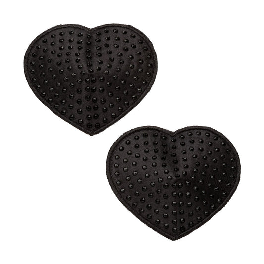 radiance black heart pasties