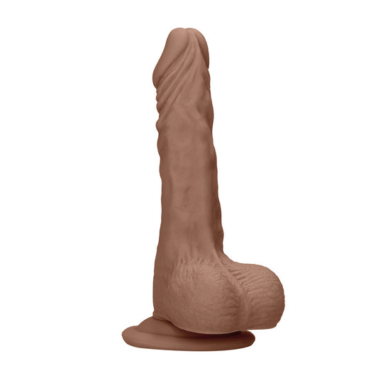 realrock 7 inch dong with testicles flesh tan