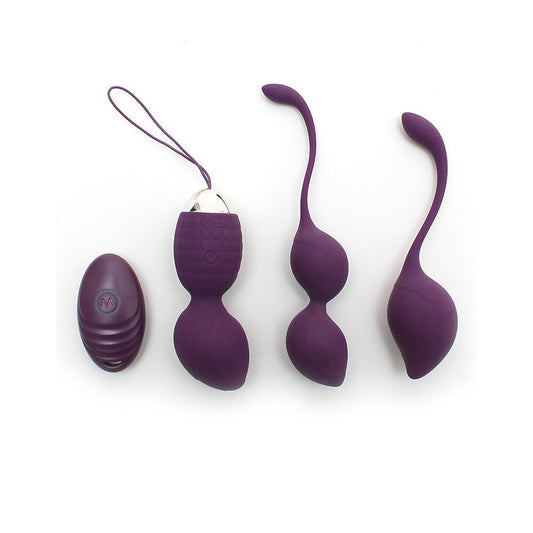 rimini vibrating kegel ball set with remote control