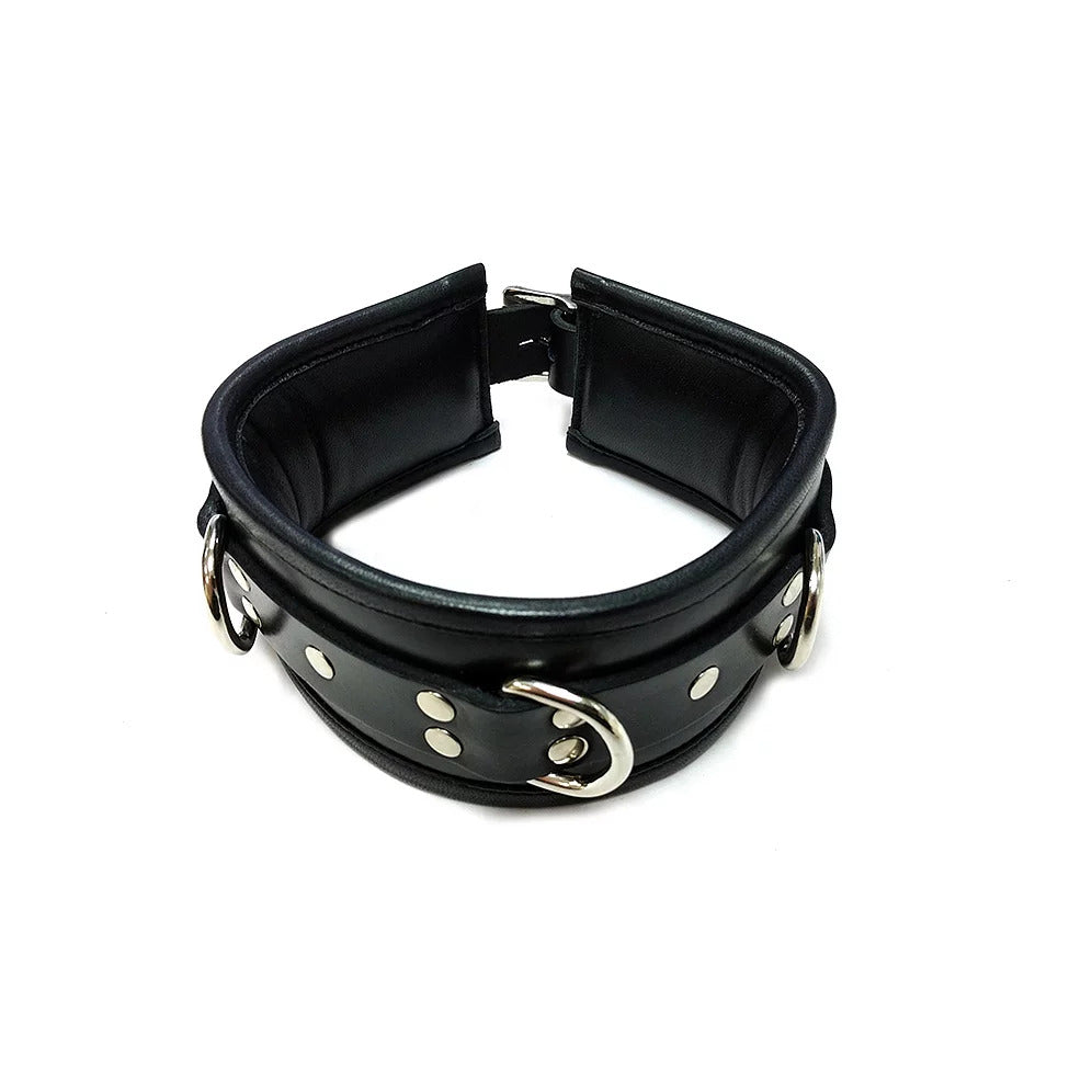 rouge garments black padded collar
