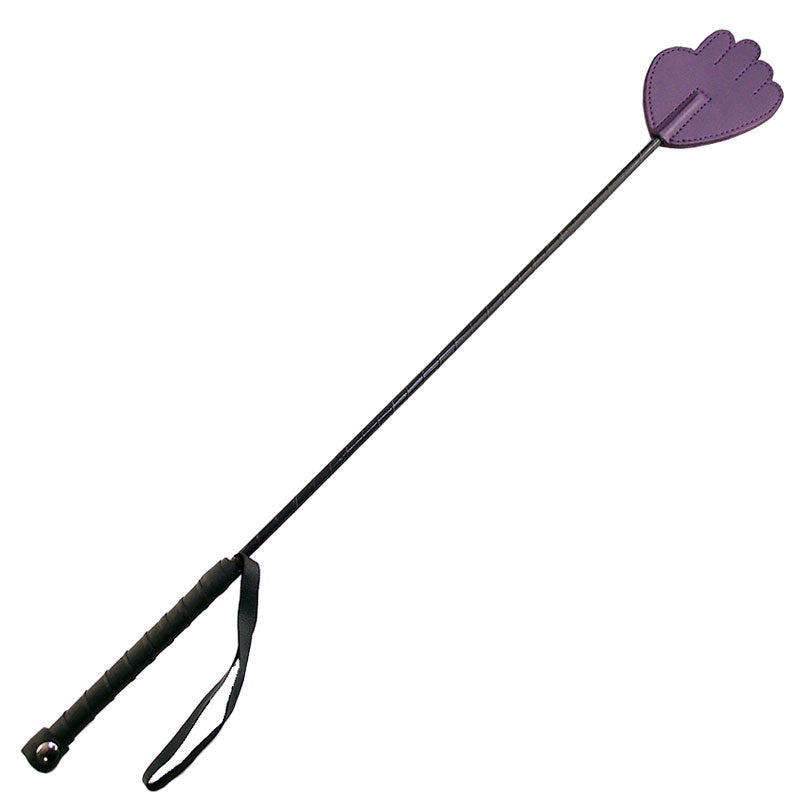 rouge garments hand riding crop purple