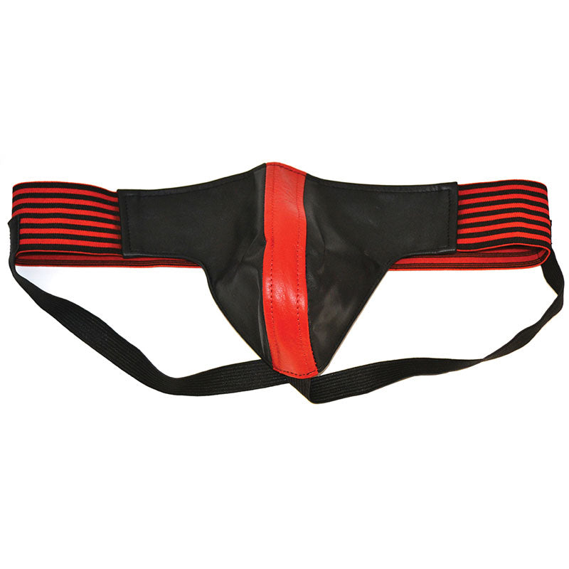 rouge garments jock black and red