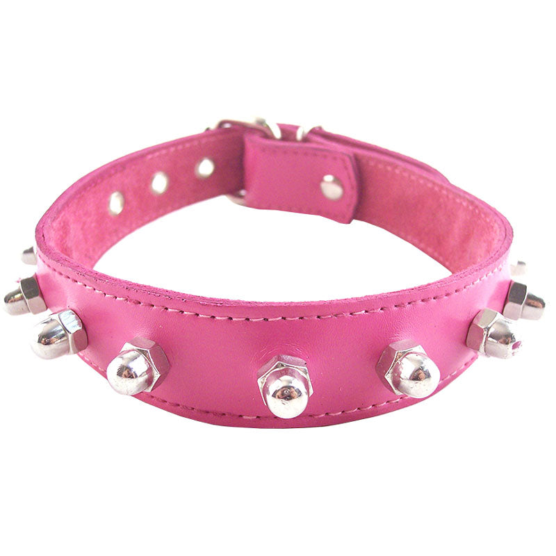 rouge garments pink nut collar