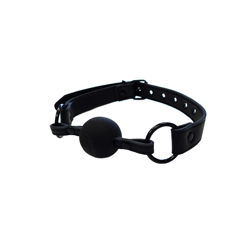 rouge garments plain black collar and gag