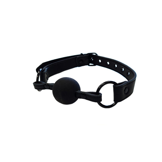 rouge garments plain black collar and gag