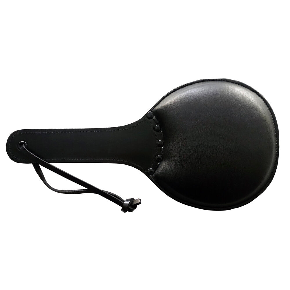 rouge leather padded ping pong paddle
