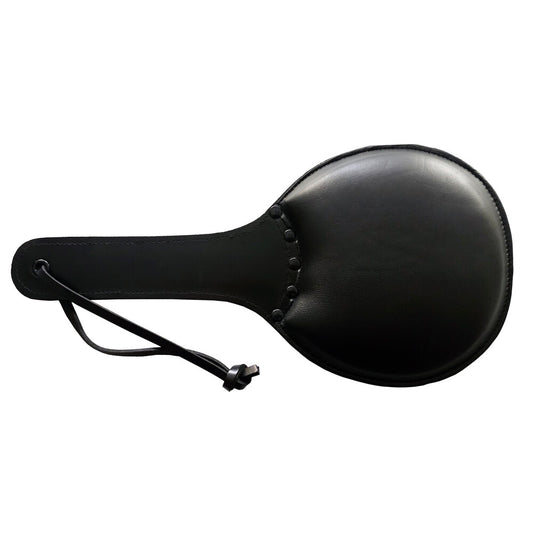 rouge leather padded ping pong paddle