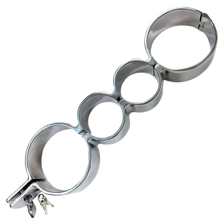 rouge stainless steel heavy metal wrist and ankle binder