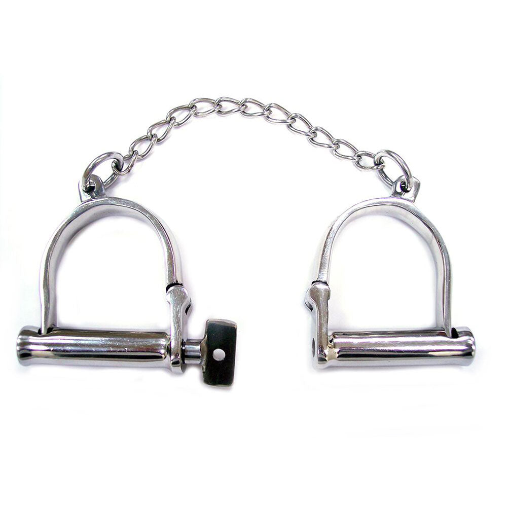 rouge stainless steel wrist shackles