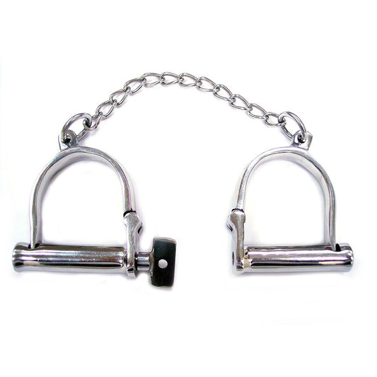 rouge stainless steel wrist shackles