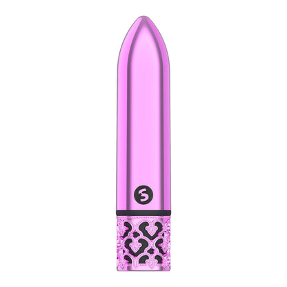 royal gems glamour rechargeable bullet pink
