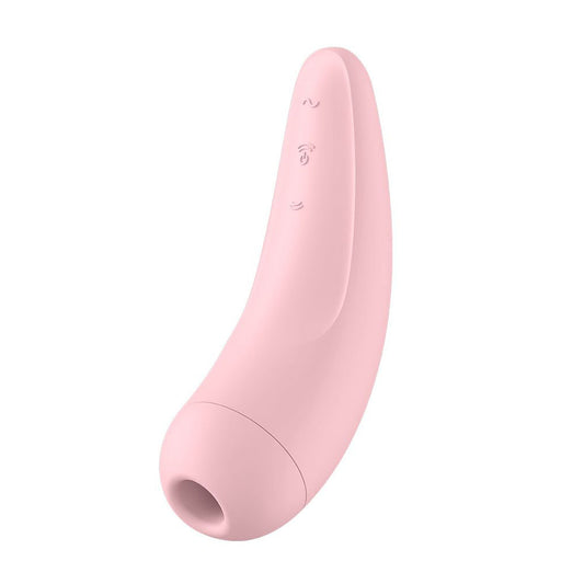 satisfyer app enabled curvy 2 plus clitoral massager pink