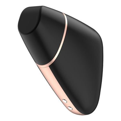 satisfyer app enabled love triangle clit massager black