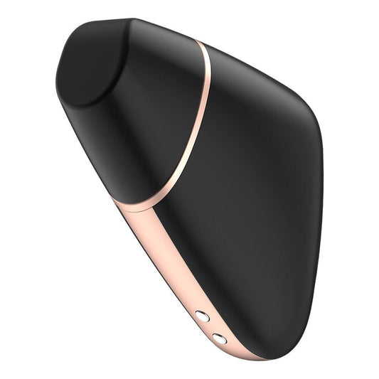 satisfyer app enabled love triangle clit massager black