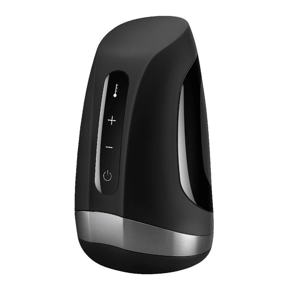satisfyer men heat and vibration masturbator