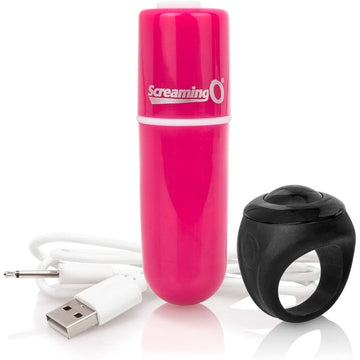 screaming o charged vooom pink remote control bullet vibe