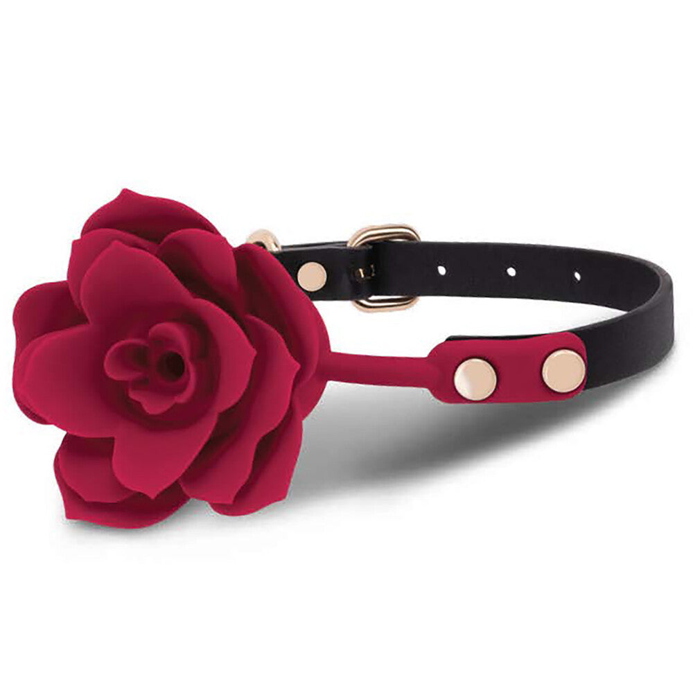 secret kisses rosegasm bloom silicone gag