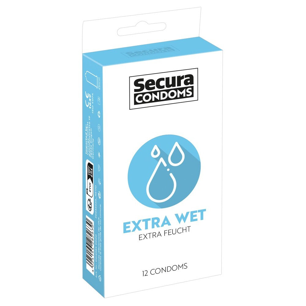 secura condoms 12 pack extra wet