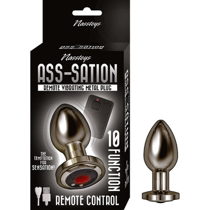 shop ass sation remote vibrating butt plug black