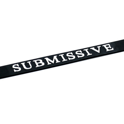 shop black silicone submissive collar