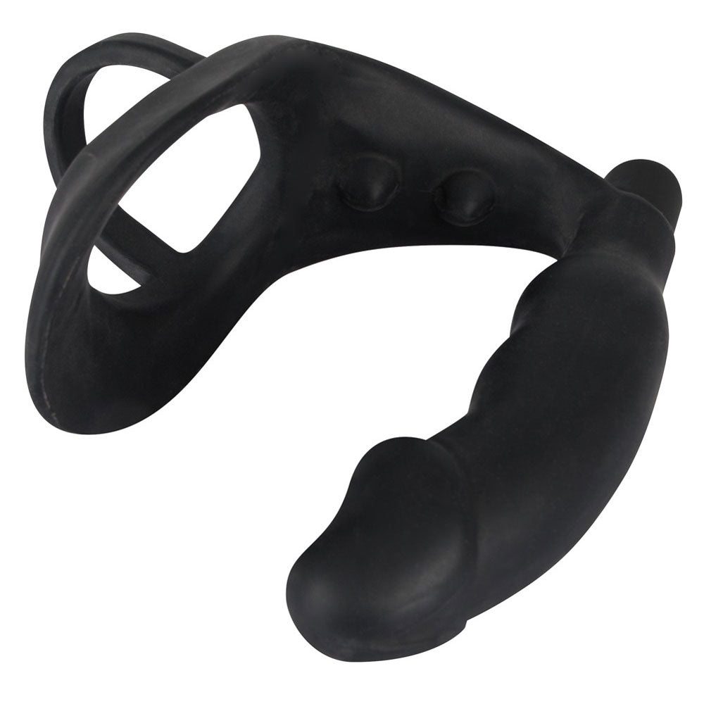 shop black velvets cock ring and vibrating anal plug