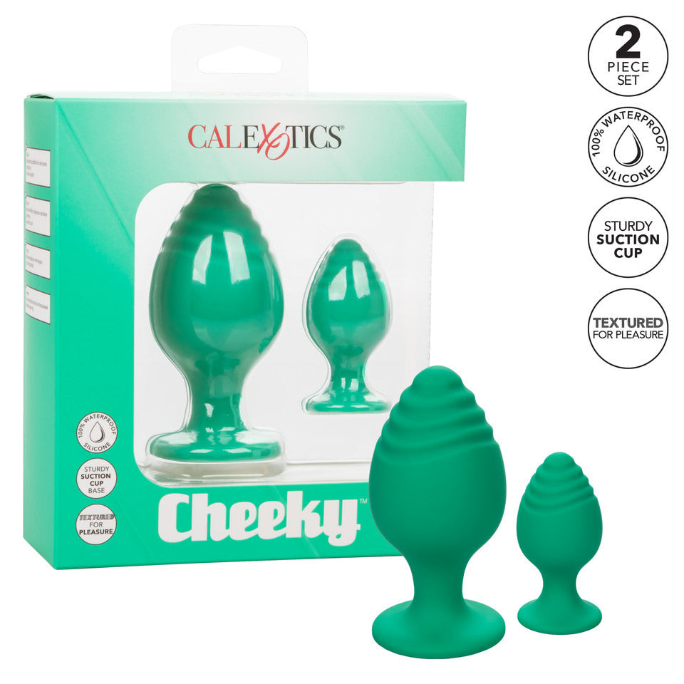 shop cheeky butt plug duo green