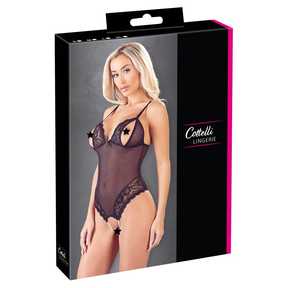 shop cottelli crotchless peek a boo body