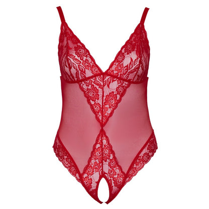 shop cottelli curves crotchless body red