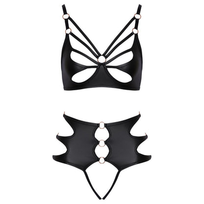shop crotchless bondage bra set
