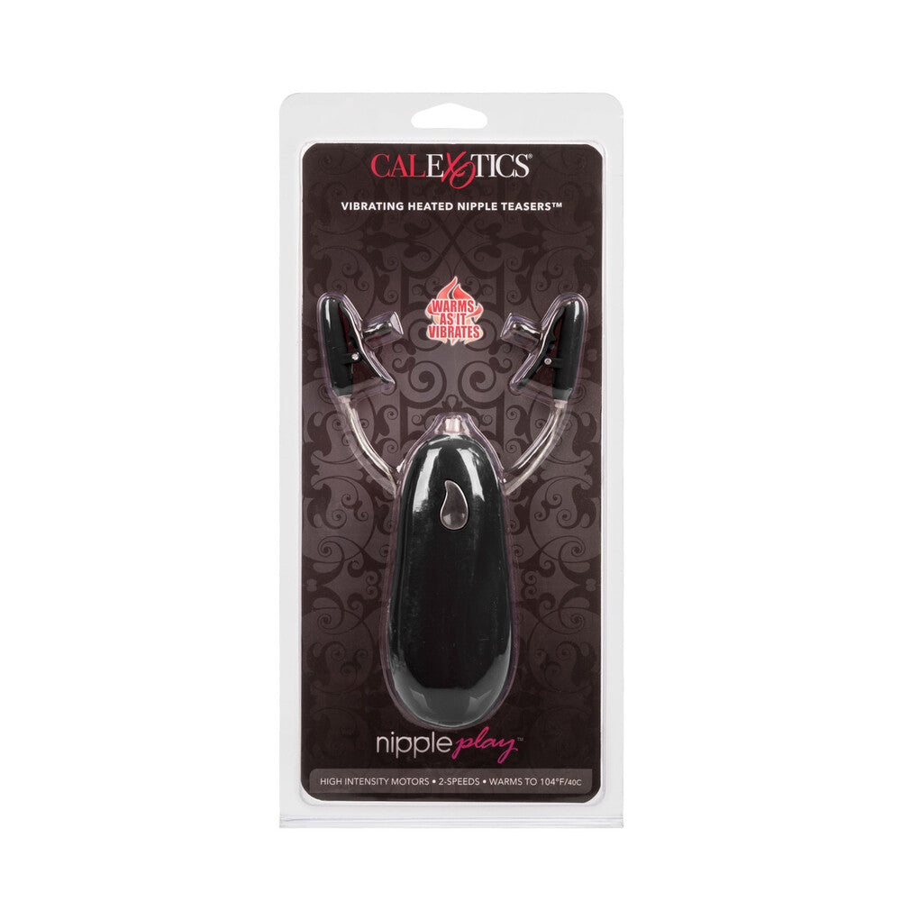 shop heated vibrating nipple teasers black