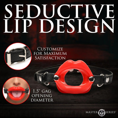 shop juicy lips silicone open mouth gag