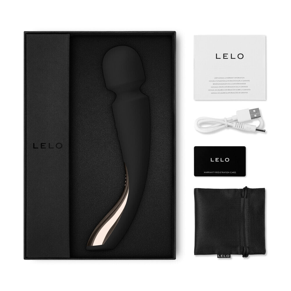 shop lelo smart wand 2 med black