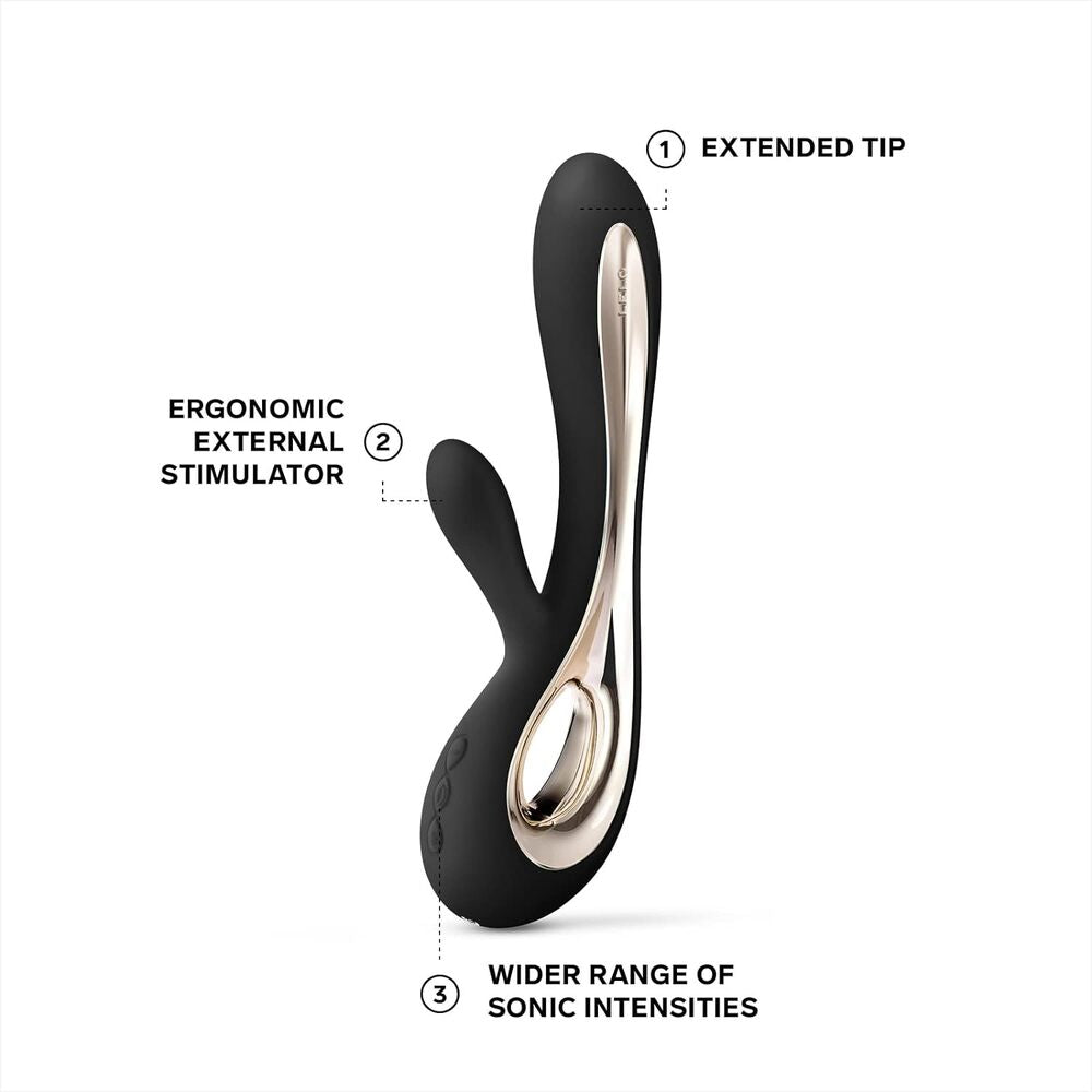 shop lelo soraya 2 dual rabbit vibrator black