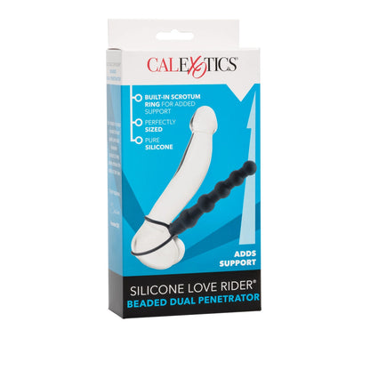 shop love rider beaded dual black penetrator
