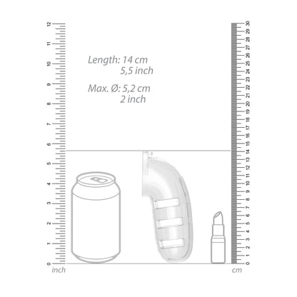 shop man cage 12 male 5 5 inch clear chastity cage with anal plug