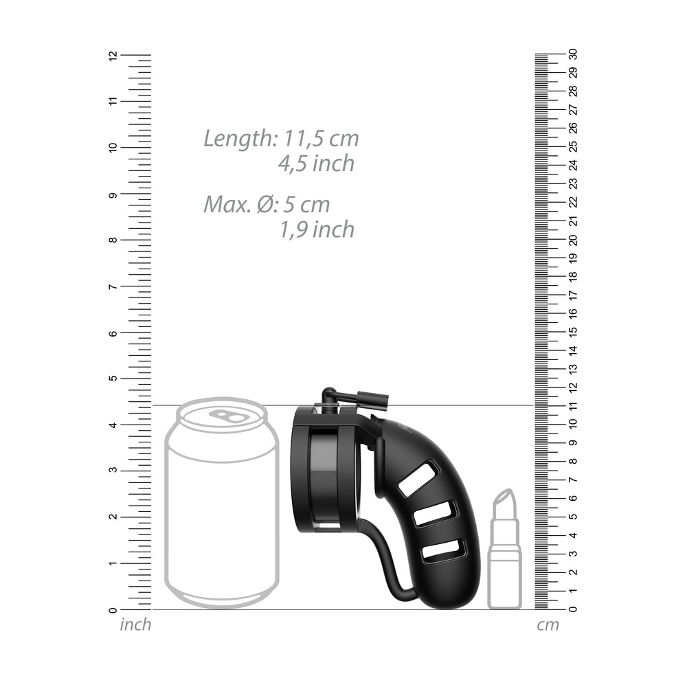 shop man cage 19 male 4 5 inch chastity cage with ball splitter