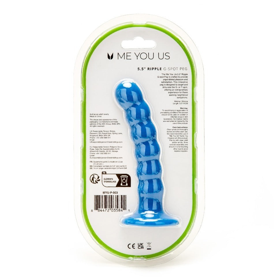 shop me you us 5 5 inch ripple g spot peg dildo