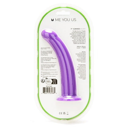 shop me you us 7 inch curved silicone dildo