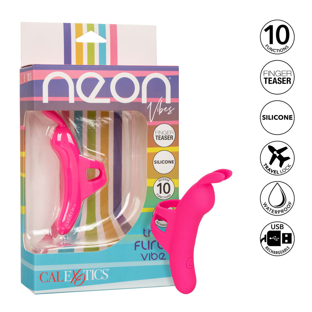 shop neon vibes the flirty vibe finger teaser