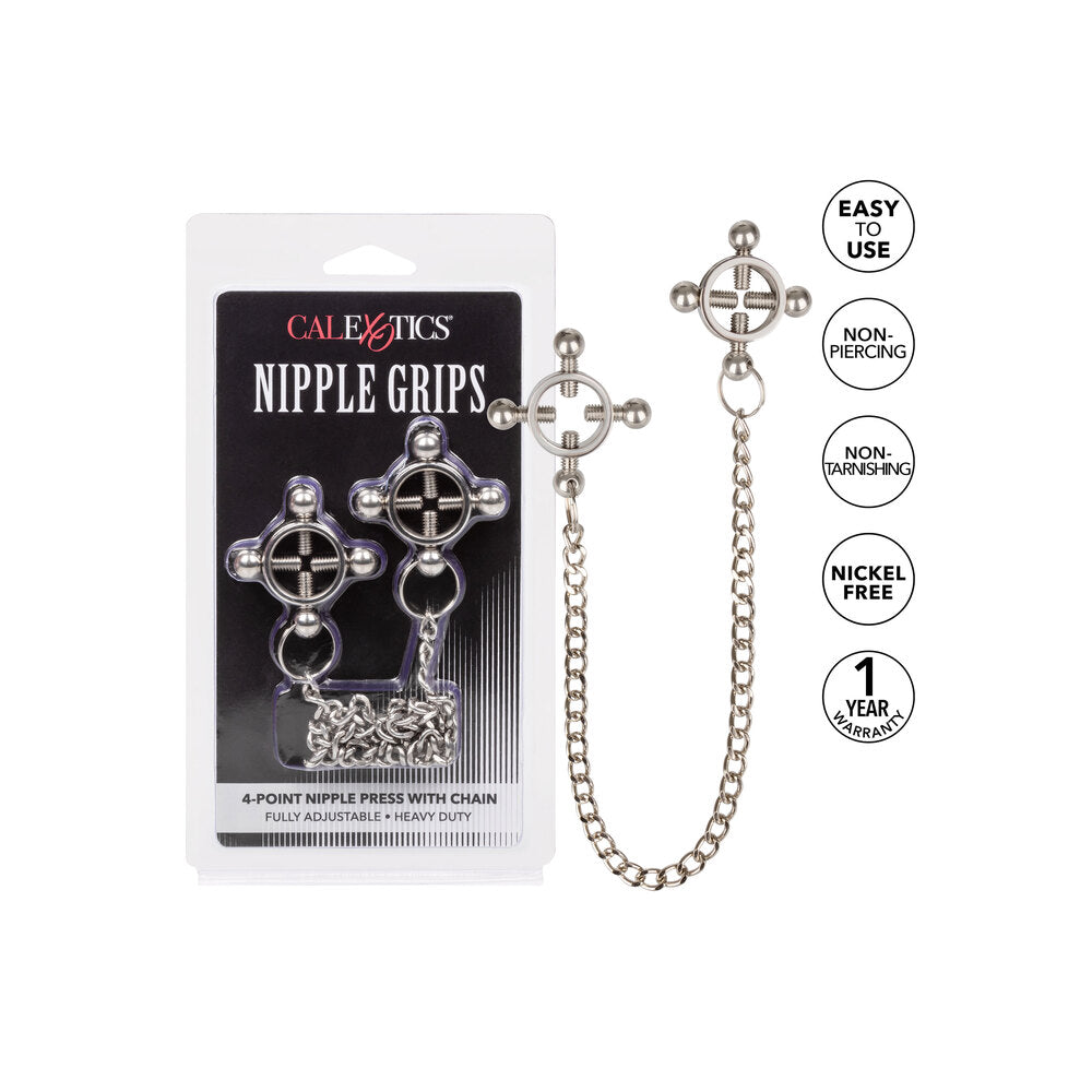 shop nipple grips 4 point nipple press with chain