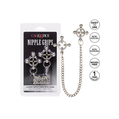 shop nipple grips 4 point nipple press with chain