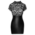 shop noir lace mini dress