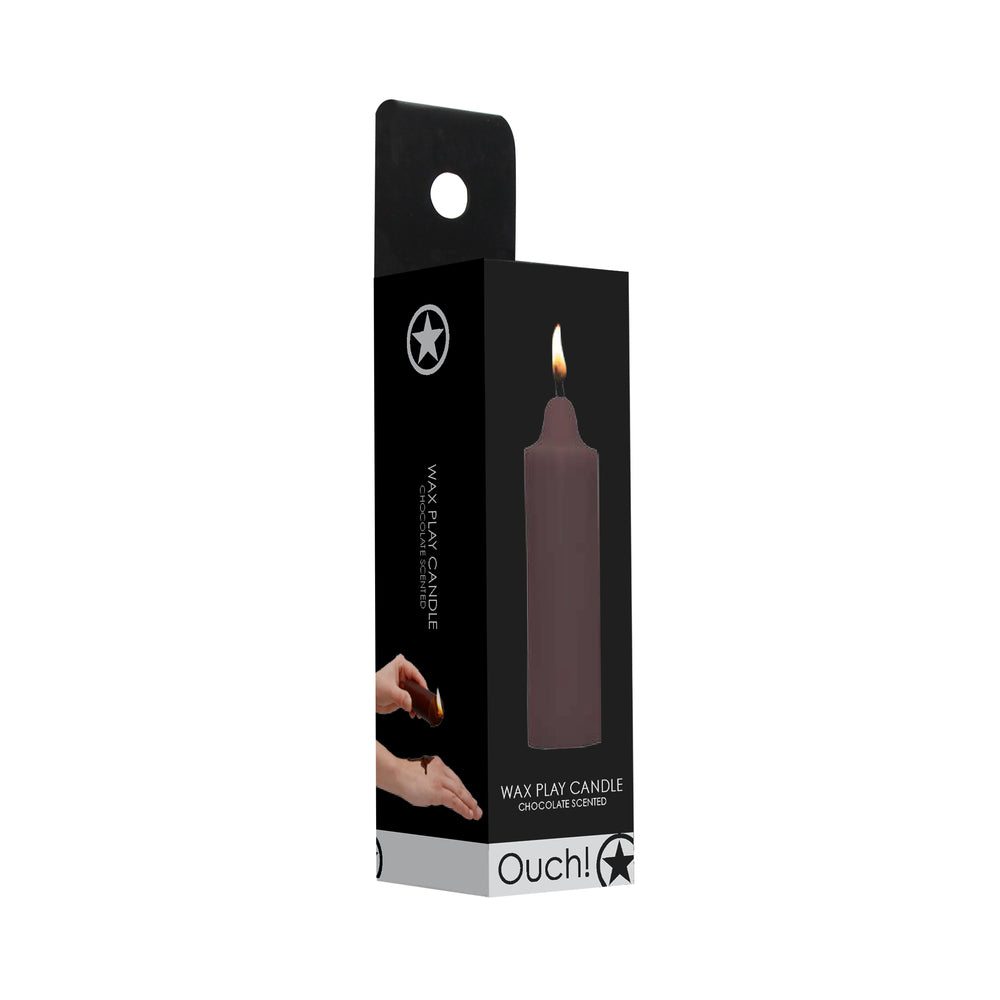 shop ouch wax play candle chocolate scented