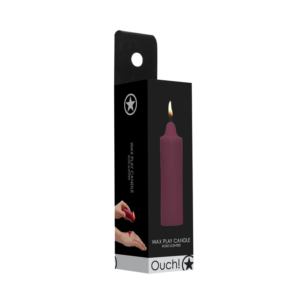 shop ouch wax play candle rose scented