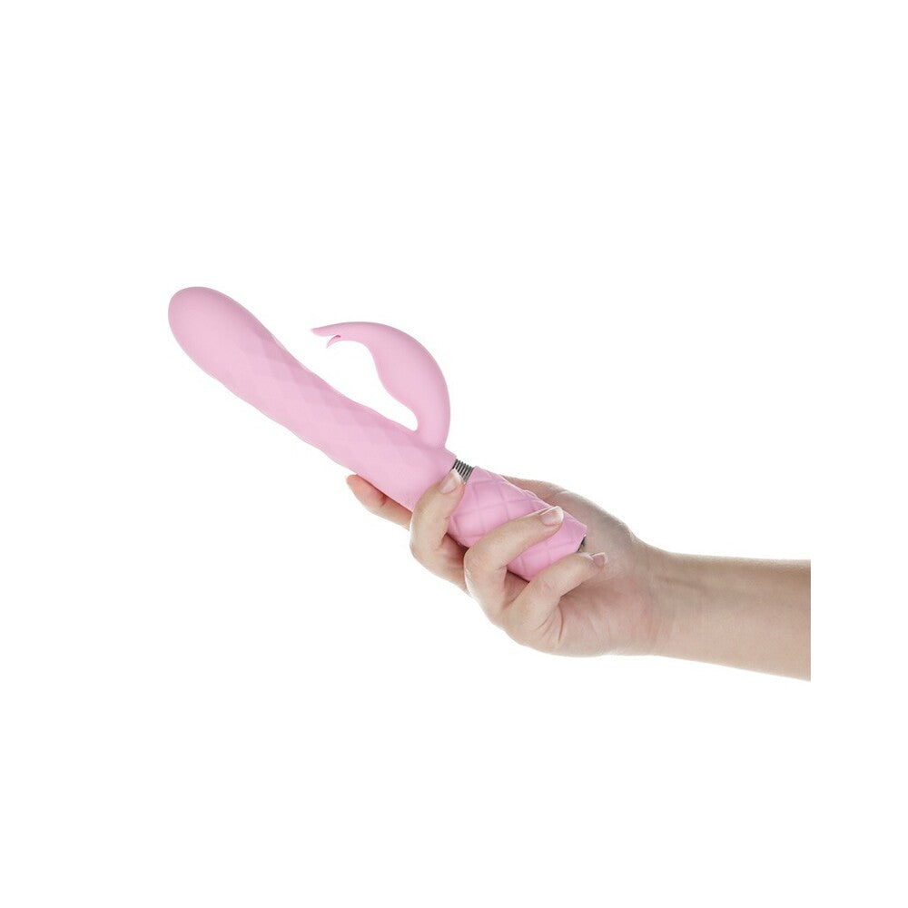 shop pillow talk lively rabbit vibrator pink