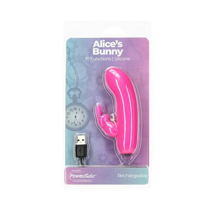 shop powerbullet alices bunny silicone rechargeable rabbit