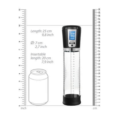 shop premium rechargeable automatic lcd penis pump