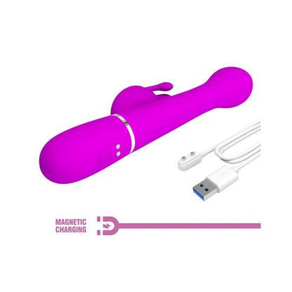 shop pretty love dejon rechargeable rabbit vibrator