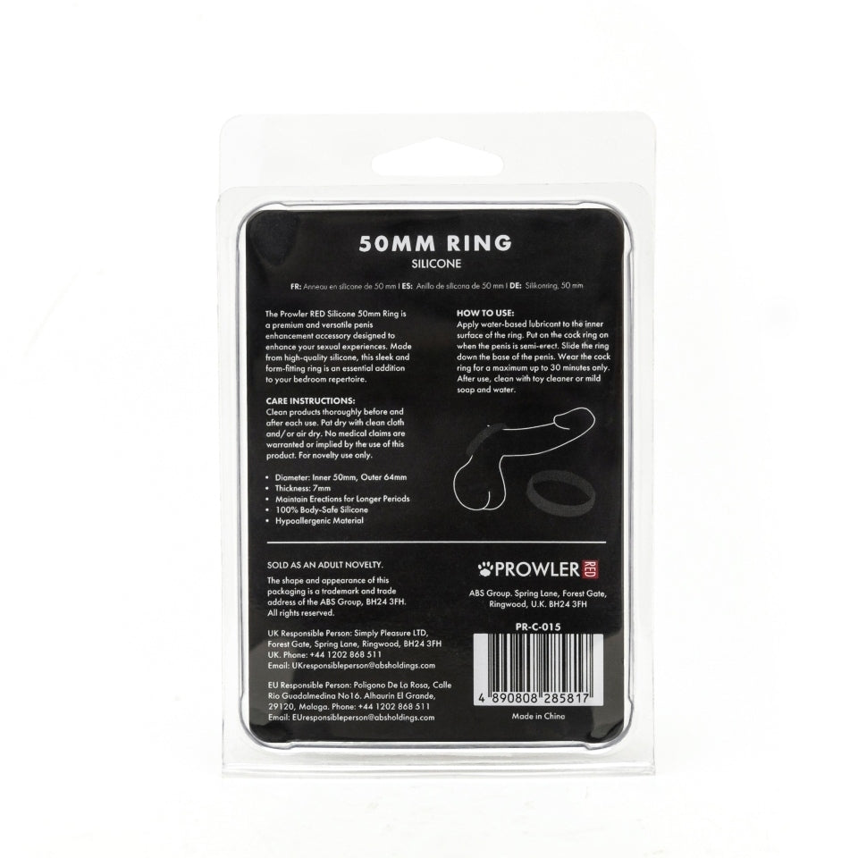 shop prowler red silicone 50mm ring