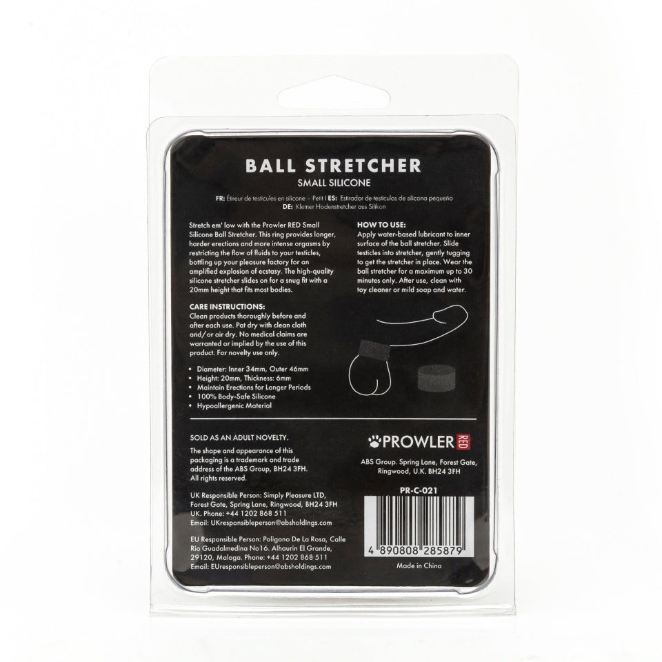 shop prowler red small silicone ball stretcher